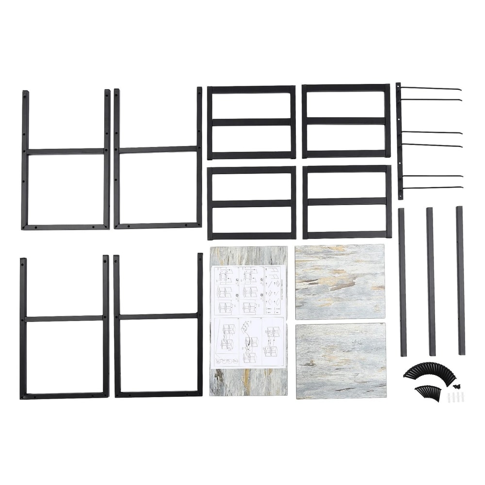 3 Tier Wall Mounted Wine Rack With Modern Bottle Storage 15