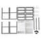 3 Tier Wall Mounted Wine Rack With Modern Bottle Storage 15