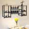 3 Tier Wall Mounted Wine Rack With Modern Bottle Storage 0