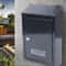 Modern Waterproof Wall Mounted Locking Mailbox With Keys 0