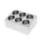 6 Hole Stainless Steel Flatware Holder Commercial Silverware Organizer For Restaurants 2