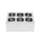 6 Hole Stainless Steel Flatware Holder Commercial Silverware Organizer For Restaurants 5