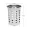 6 Hole Stainless Steel Flatware Holder Commercial Silverware Organizer For Restaurants 7