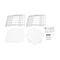 4 Tier Rotating Bookshelf Tower Space Saving Floor Standing Book Display Rack 2