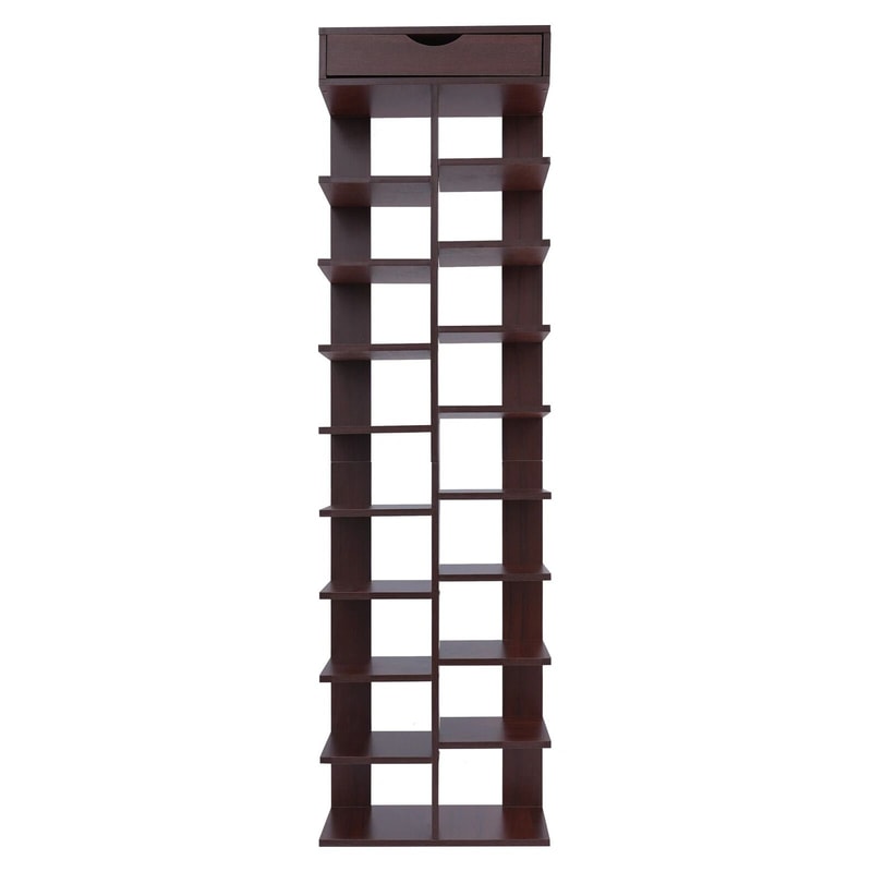 10 Tier Vertical Shoe Rack For Compact Entryway Shoe Storage 8