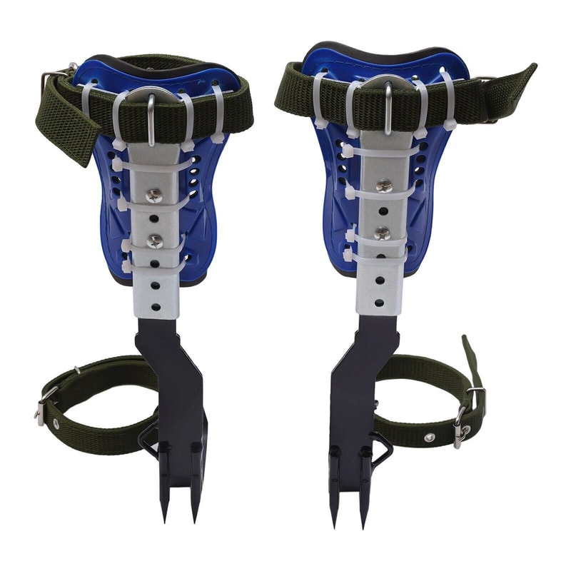 Adjustable Tree Climbing Spike Set With Safety Belt And Straps 4