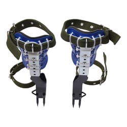 adjustable tree climbing spike set with safety belt and straps