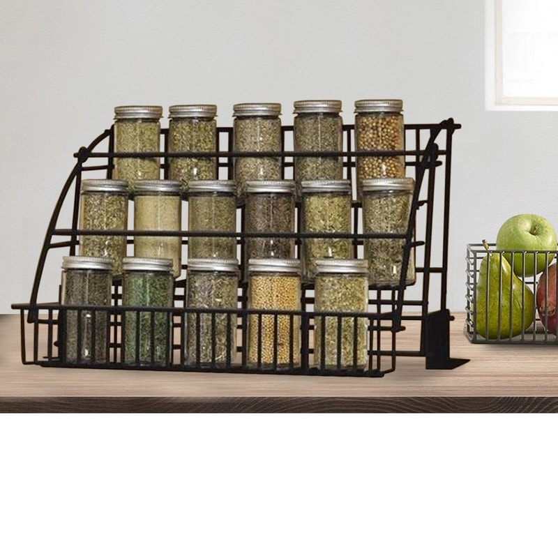 3 Tier Pull Down Spice Rack Organizer For Cabinet Pantry Storage 3