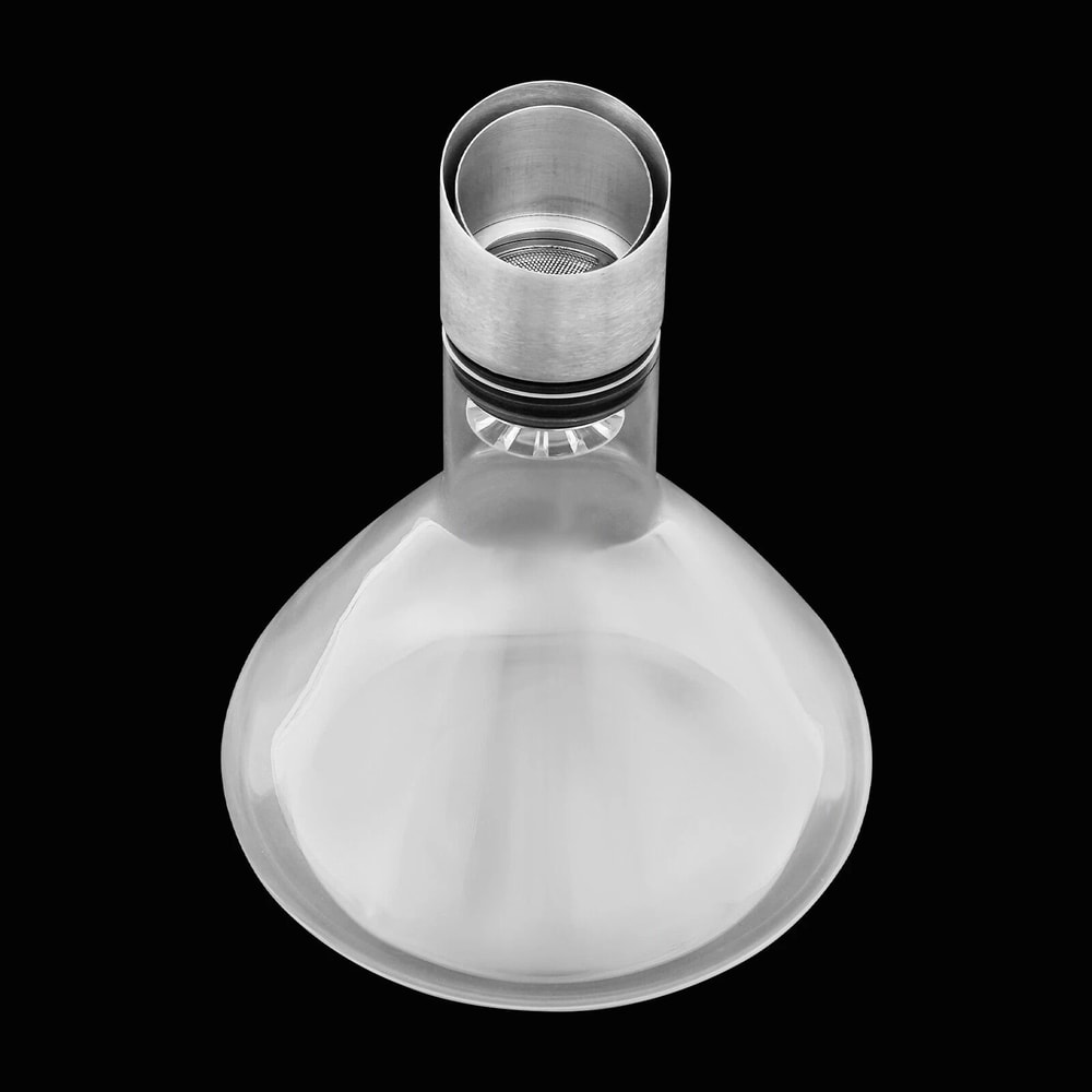 Wine Decanter Lead Free Crystal Red Wine Carafe With Fast Aerating Pour 5