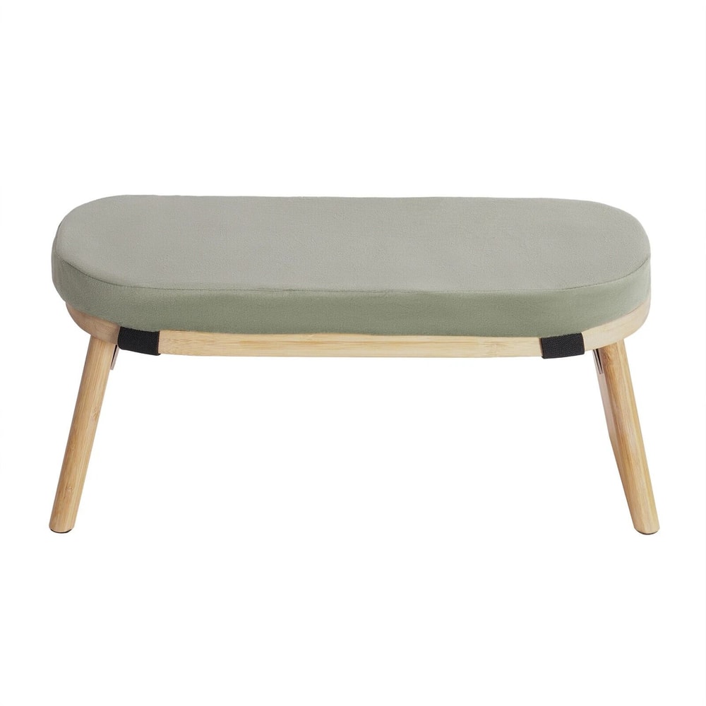 Foldable Meditation Bench With Cushion Ergonomic Kneeling Yoga Stool 13