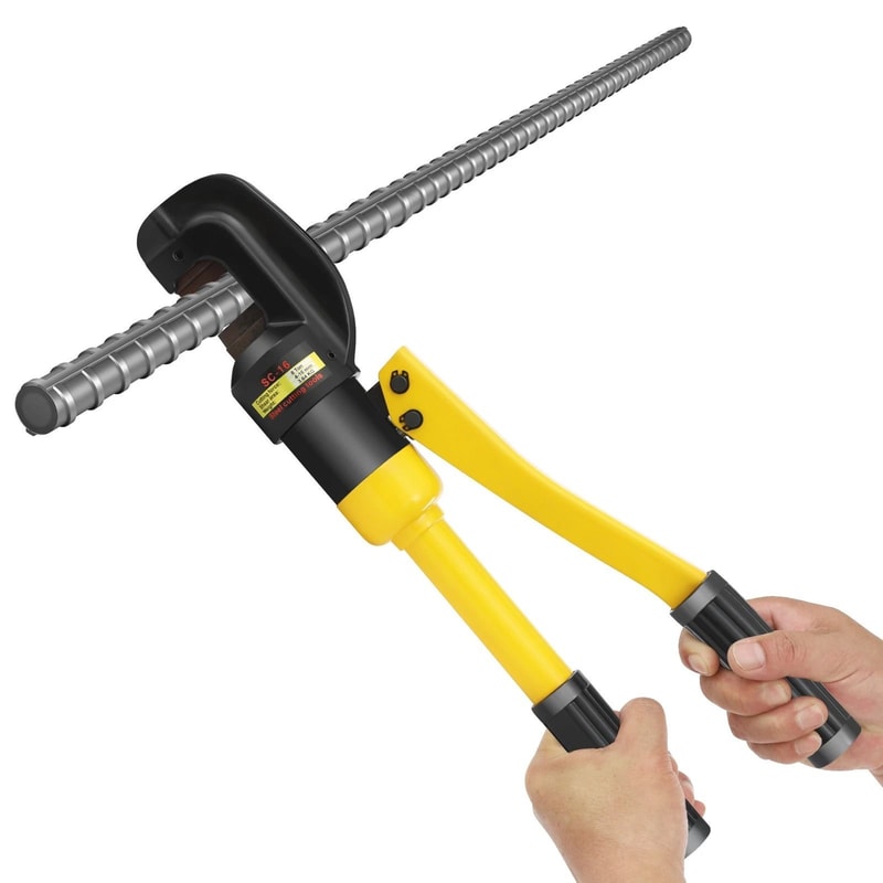 8 Ton Portable Electric Hydraulic Rebar Cutter Steel Bar Cutting Tool 7