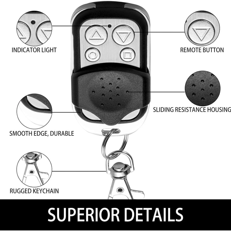 Wireless Sliding Gate Opener Remote Control Key Fob 5