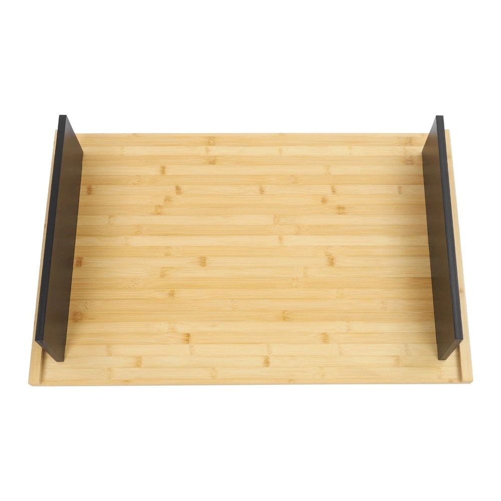 Bamboo Stove Top Cover Board With Handles For Gas And Electric Stoves 2