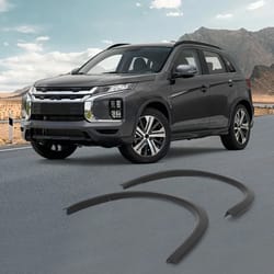 front fender flare trim pair for mitsubishi outlander sport left right