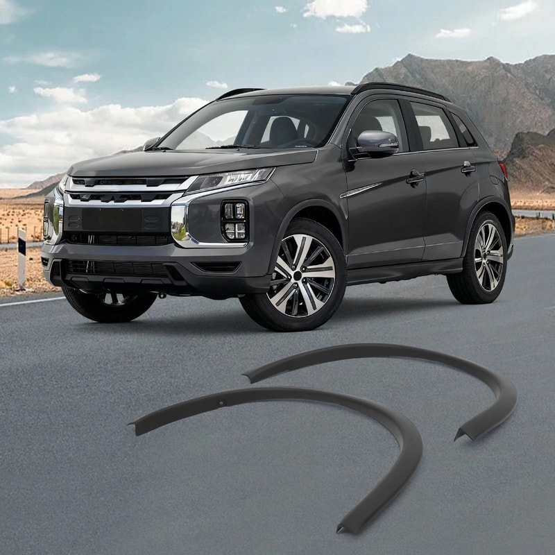 Front Fender Flare Trim Pair For Mitsubishi Outlander Sport Left Right 0
