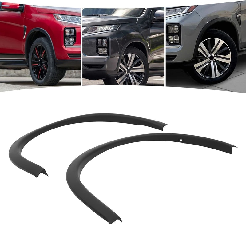Front Fender Flare Trim Pair For Mitsubishi Outlander Sport Left Right 9