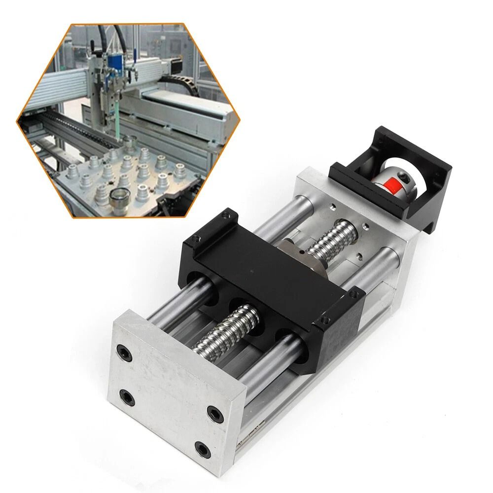Ball Screw Linear Guide Slide Manual CNC Stage Table 4