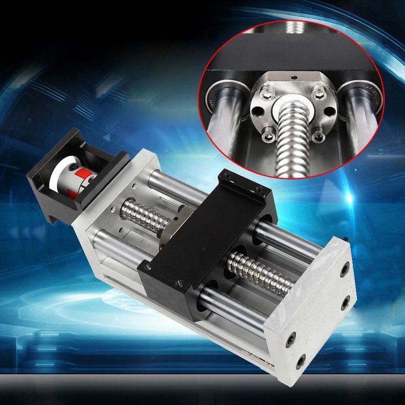 Ball Screw Linear Guide Slide Manual CNC Stage Table 0