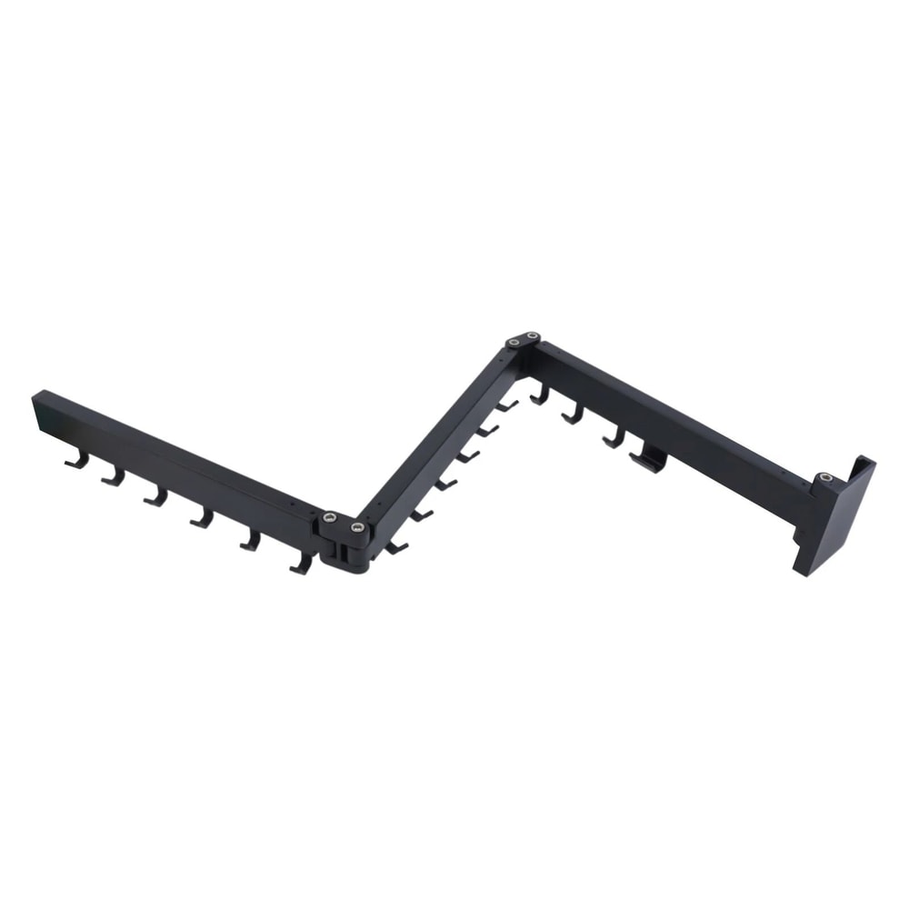 Wall Mounted Tri Fold Retractable Clothes Drying Rack 2