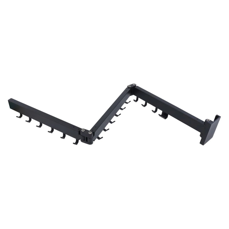 Wall Mounted Tri Fold Retractable Clothes Drying Rack 2
