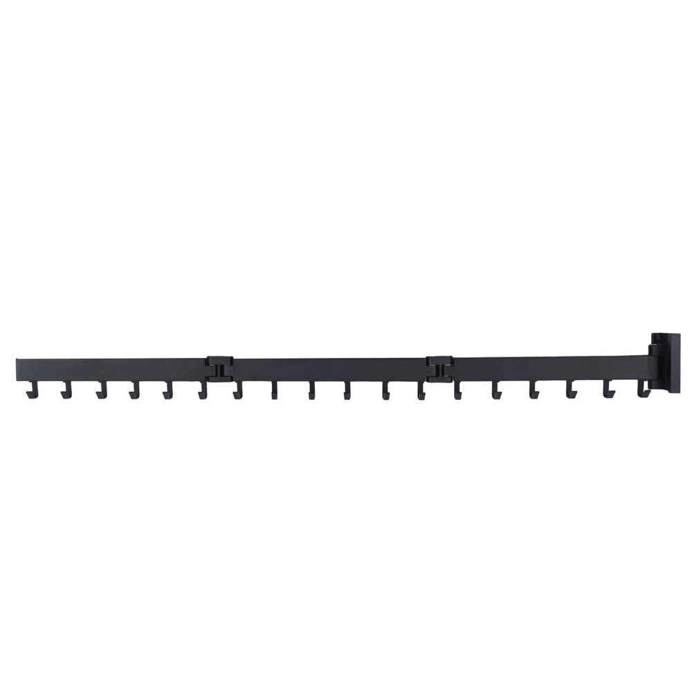 Wall Mounted Tri Fold Retractable Clothes Drying Rack 8