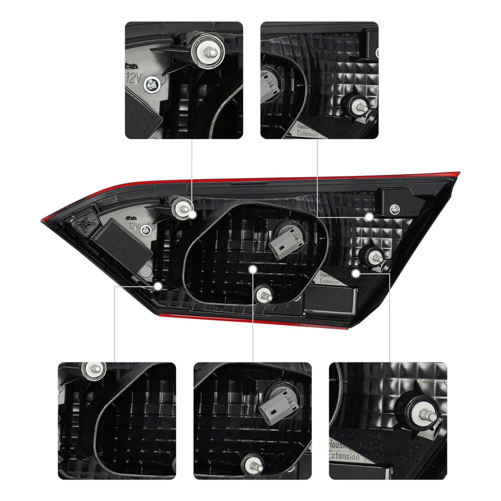 Premium Left Side Inner Rear Tail Light For Toyota Camry LE CE Direct Replacement 15