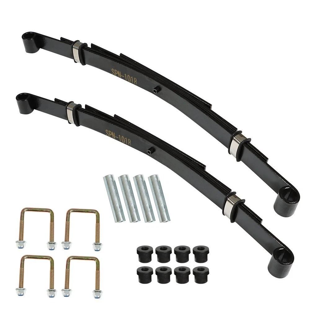 Heavy Duty Rear 4 Leaf Spring Set For EZGO TXT Golf Cart Suspension Upgrade 5