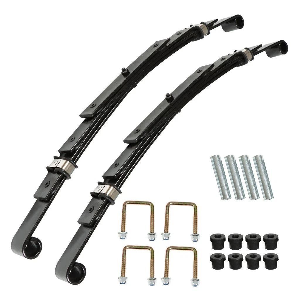 Heavy Duty Rear 4 Leaf Spring Set For EZGO TXT Golf Cart Suspension Upgrade 8