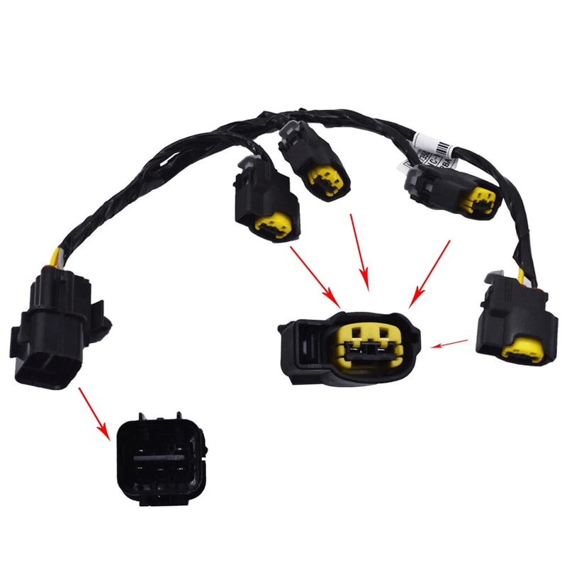 Premium Ignition Coil Extension Wire Harness For Hyundai Accent Replacement 7