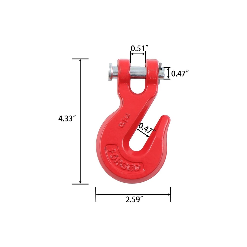 Heavy Duty Clevis Grab Hooks Grade 70 Chain Hooks 6