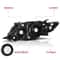 Premium Toyota Corolla Headlights Clear Halogen LR Replacement Set 5