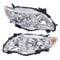 Premium Toyota Corolla Headlights Clear Halogen LR Replacement Set 0