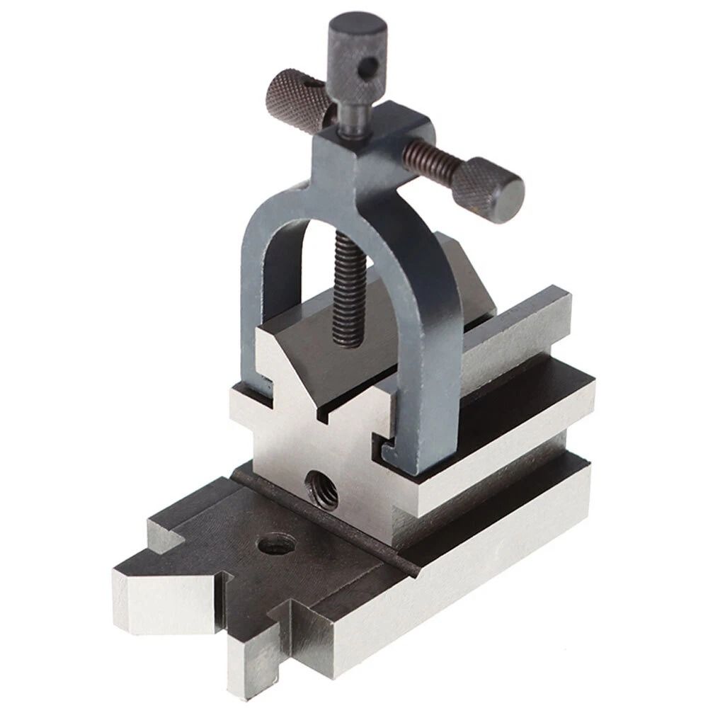 Premium Precision V Block Set With Clamp Hardened Steel Machinist Tool 0