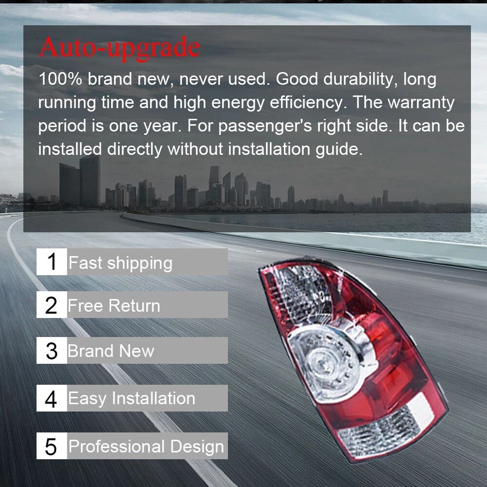 Toyota Tacoma Right Side LED Tail Light Replacement 4