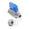 Premium Stainless Steel Mini Ball Valve NPT Male Female 12