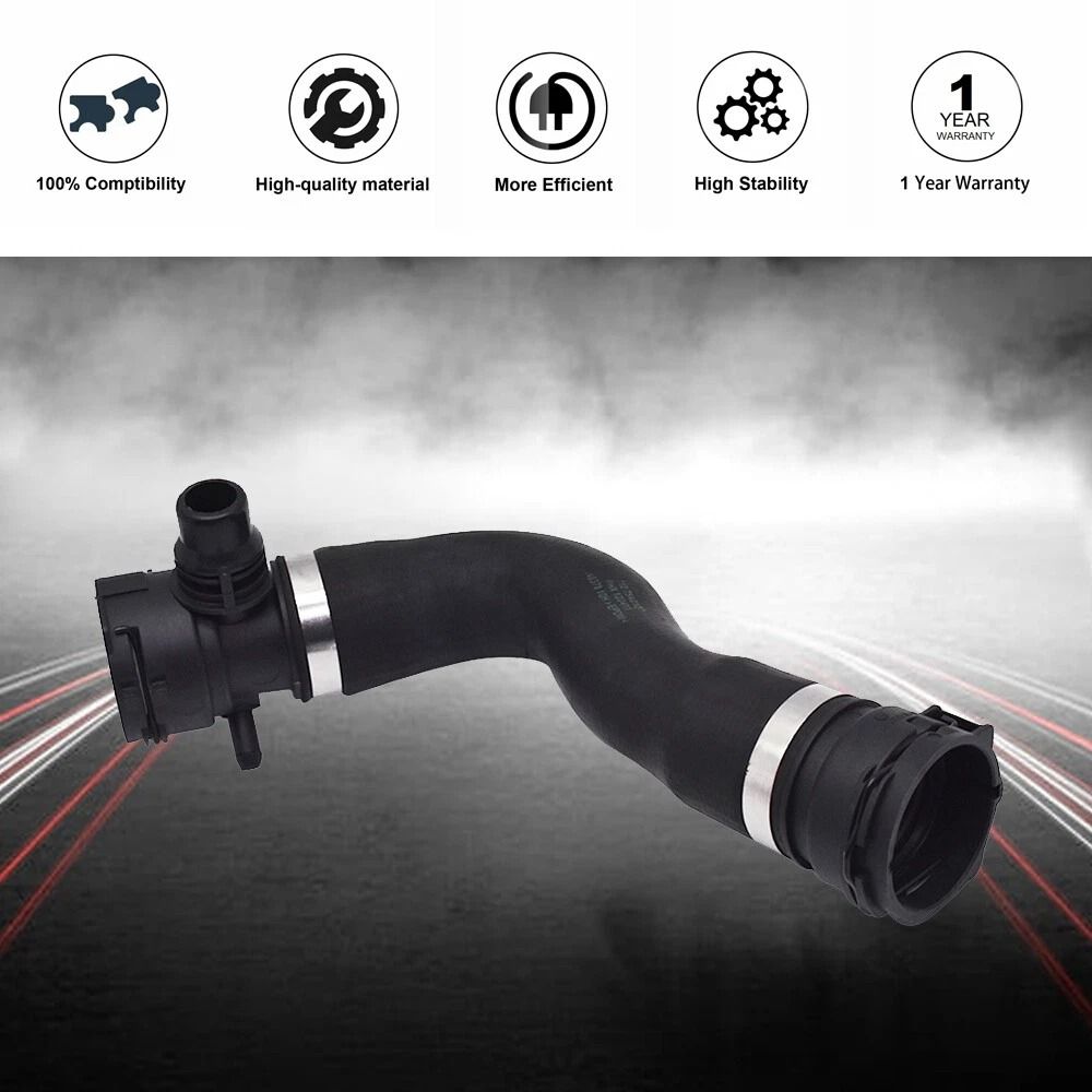 Premium BMW Upper Radiator Coolant Hose OEM Replacement 4