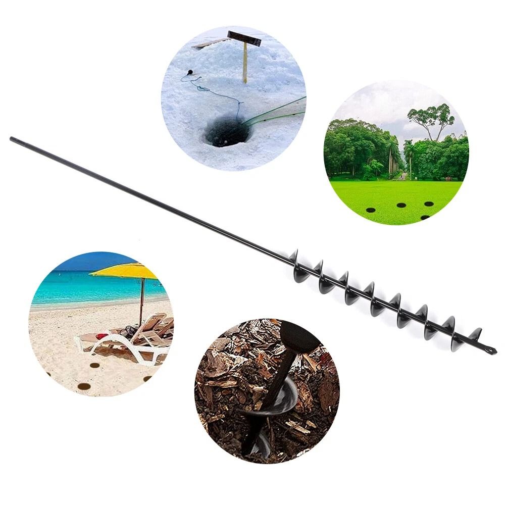 Heavy Duty Extended Length Garden Auger Drill Bit Ultimate Bulb Planting Tool For Soil Bedding 2