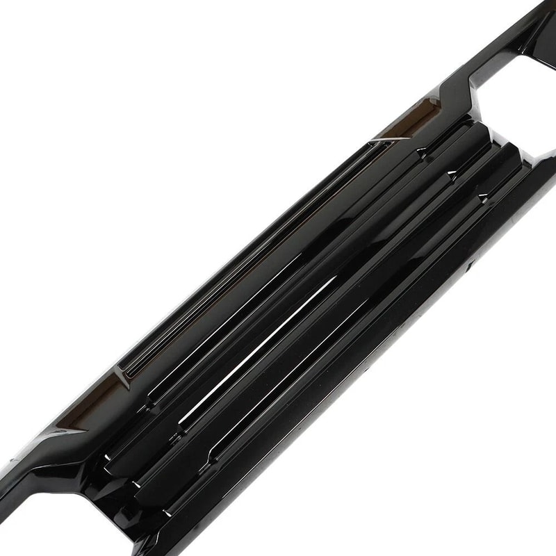Premium Gloss Black Front Bumper Lower Trim Upgrade For GMC Sierra AT4Denali 5