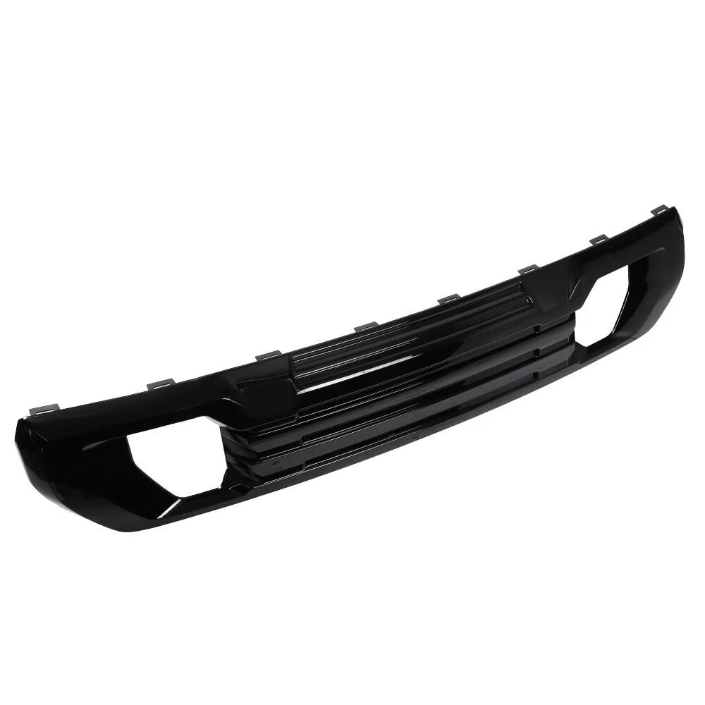Premium Gloss Black Front Bumper Lower Trim Upgrade For GMC Sierra AT4Denali 6