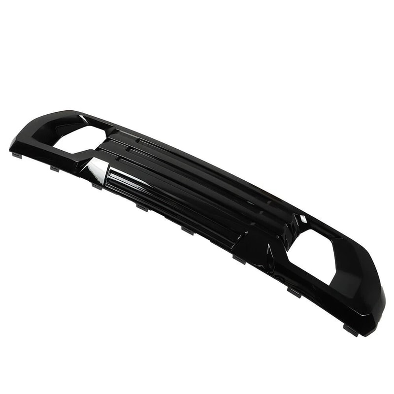 Premium Gloss Black Front Bumper Lower Trim Upgrade For GMC Sierra AT4Denali 7