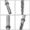 Precision HSS Taper Reamer Drill Bit Metal Hole Alignment Enlargement Tool 6