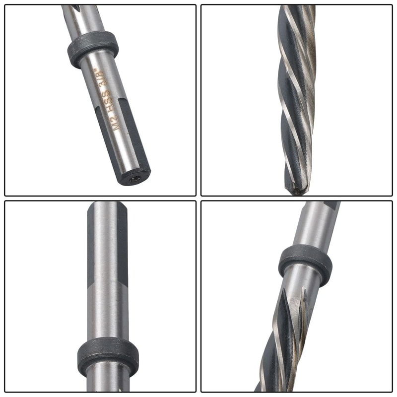 Precision HSS Taper Reamer Drill Bit Metal Hole Alignment Enlargement Tool 6