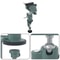 Swivel Bench Vise Durable Table Vise Clamp With Rotating Workbench Clamp Tool 10