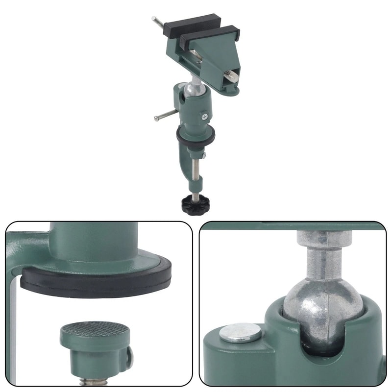 Swivel Bench Vise Durable Table Vise Clamp With Rotating Workbench Clamp Tool 10