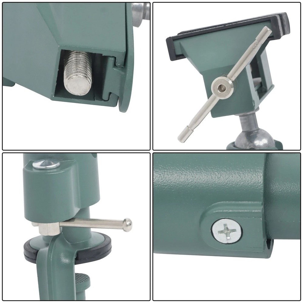 Swivel Bench Vise Durable Table Vise Clamp With Rotating Workbench Clamp Tool 6