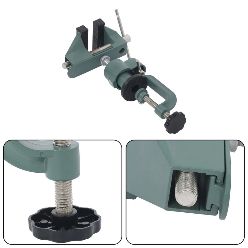 Swivel Bench Vise Durable Table Vise Clamp With Rotating Workbench Clamp Tool 7