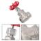 Stainless Steel Gate Valve FNPT WOG With Wheel Handle Durable Industrial Shut Off 3