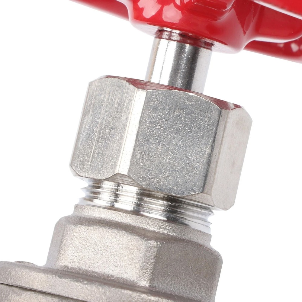 Stainless Steel Gate Valve FNPT WOG With Wheel Handle Durable Industrial Shut Off 5