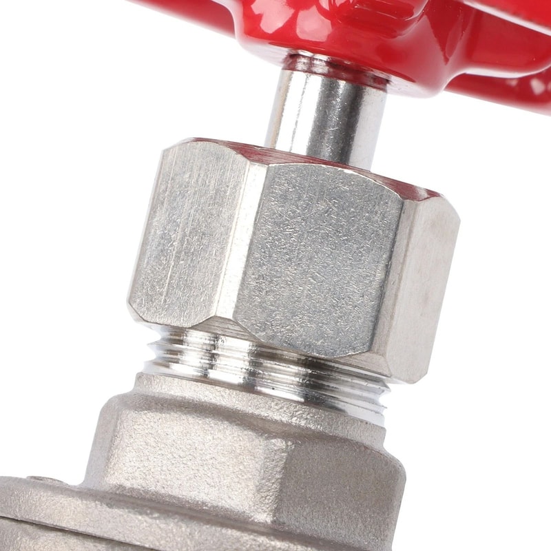 Stainless Steel Gate Valve FNPT WOG With Wheel Handle Durable Industrial Shut Off 5