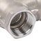 Stainless Steel Gate Valve FNPT WOG With Wheel Handle Durable Industrial Shut Off 7
